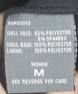 New Balance Unisex Black Softshell Hooded Jacket M Windproof