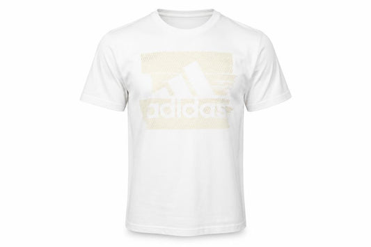 Mens UK Size S adidas White  Cotton T-Shirt