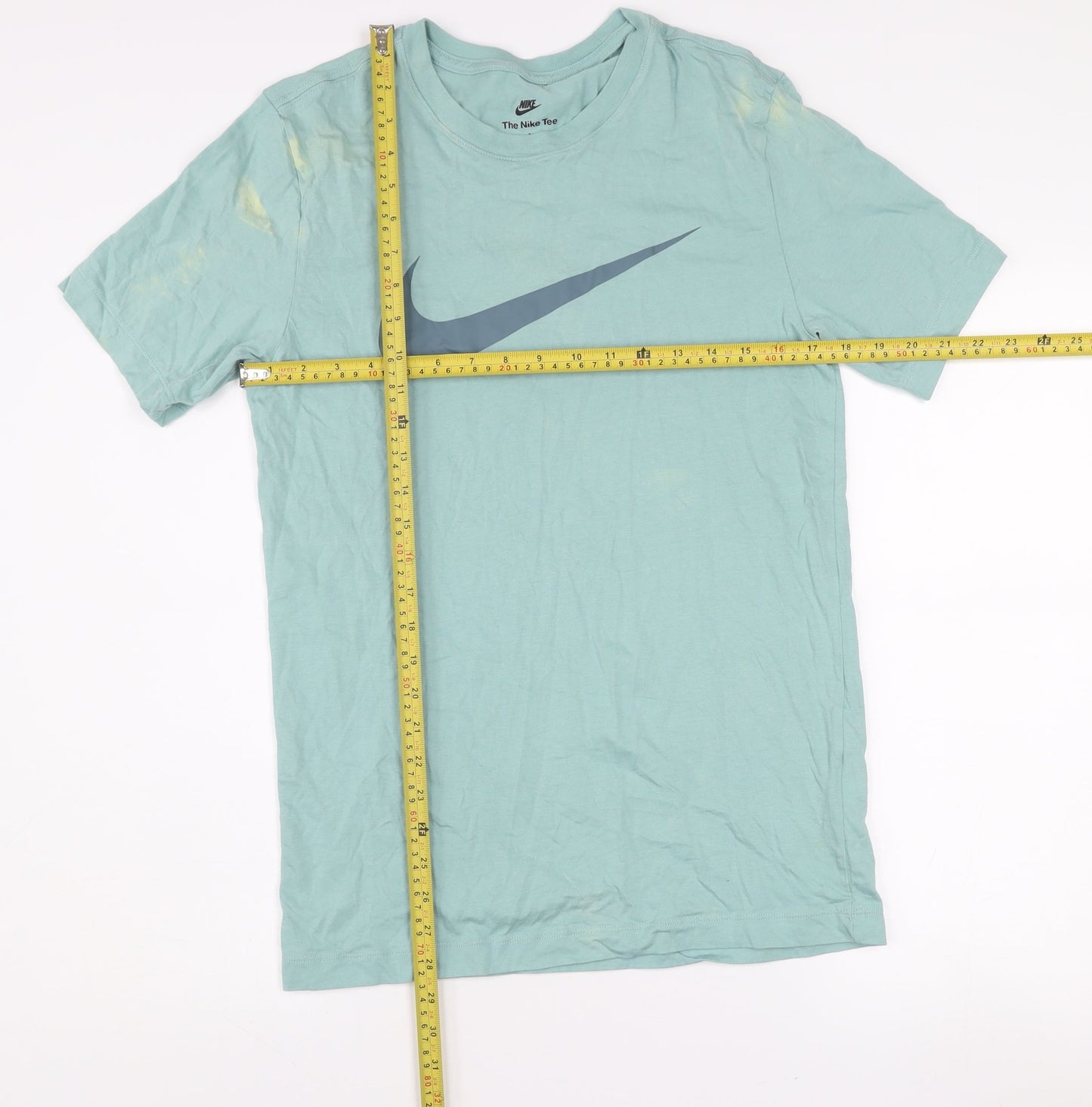 Nike Men's Green Graphic Logo Sports T-Shirt Size S