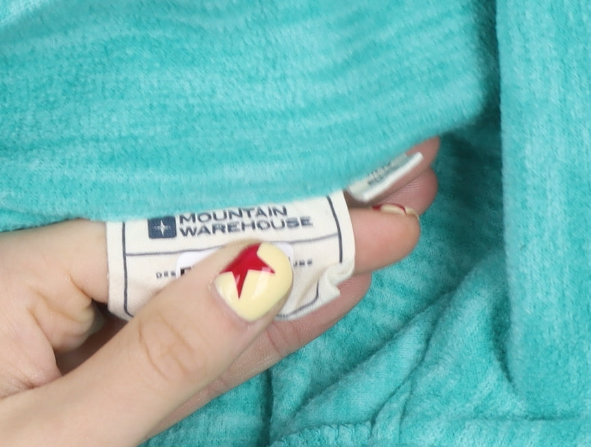 Mountain Warehouse Women’s Blue Half Zip Fleece Sweatshirt UK 10