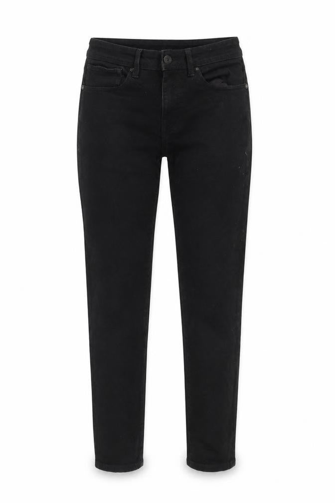 SELECTED HOMME Women's Black Skinny Jeans Size 12 Slim Fit Cotton Blend