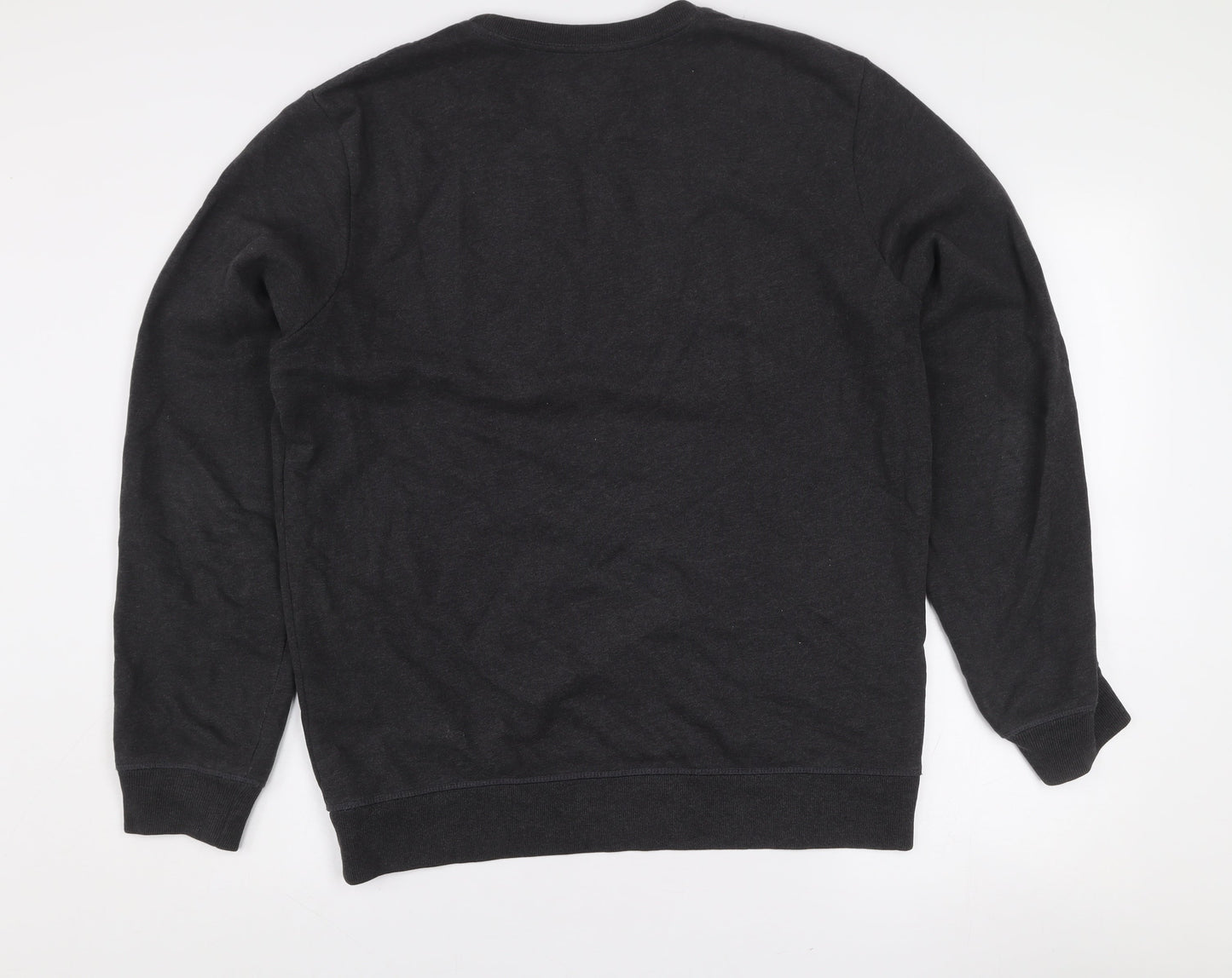 AllSaints Mens Grey Crew Neck Cotton Sweatshirt Size M