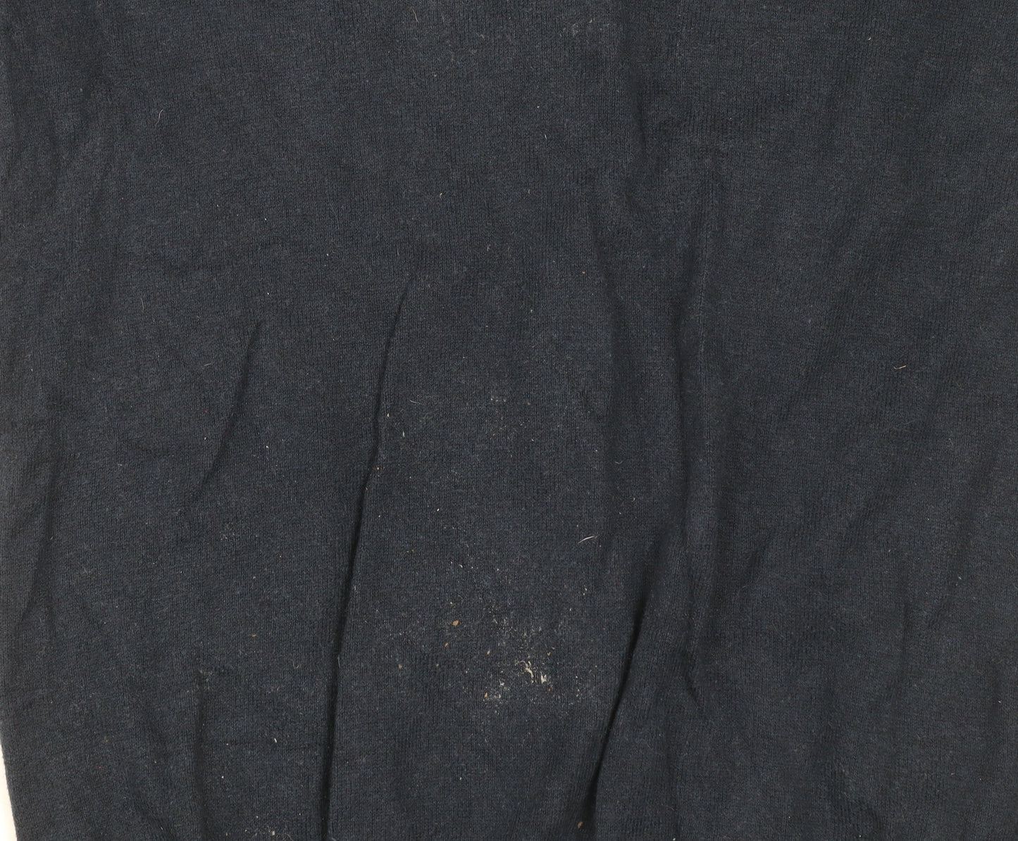 Superdry Men's Blue Cotton Cashmere V-Neck Jumper M