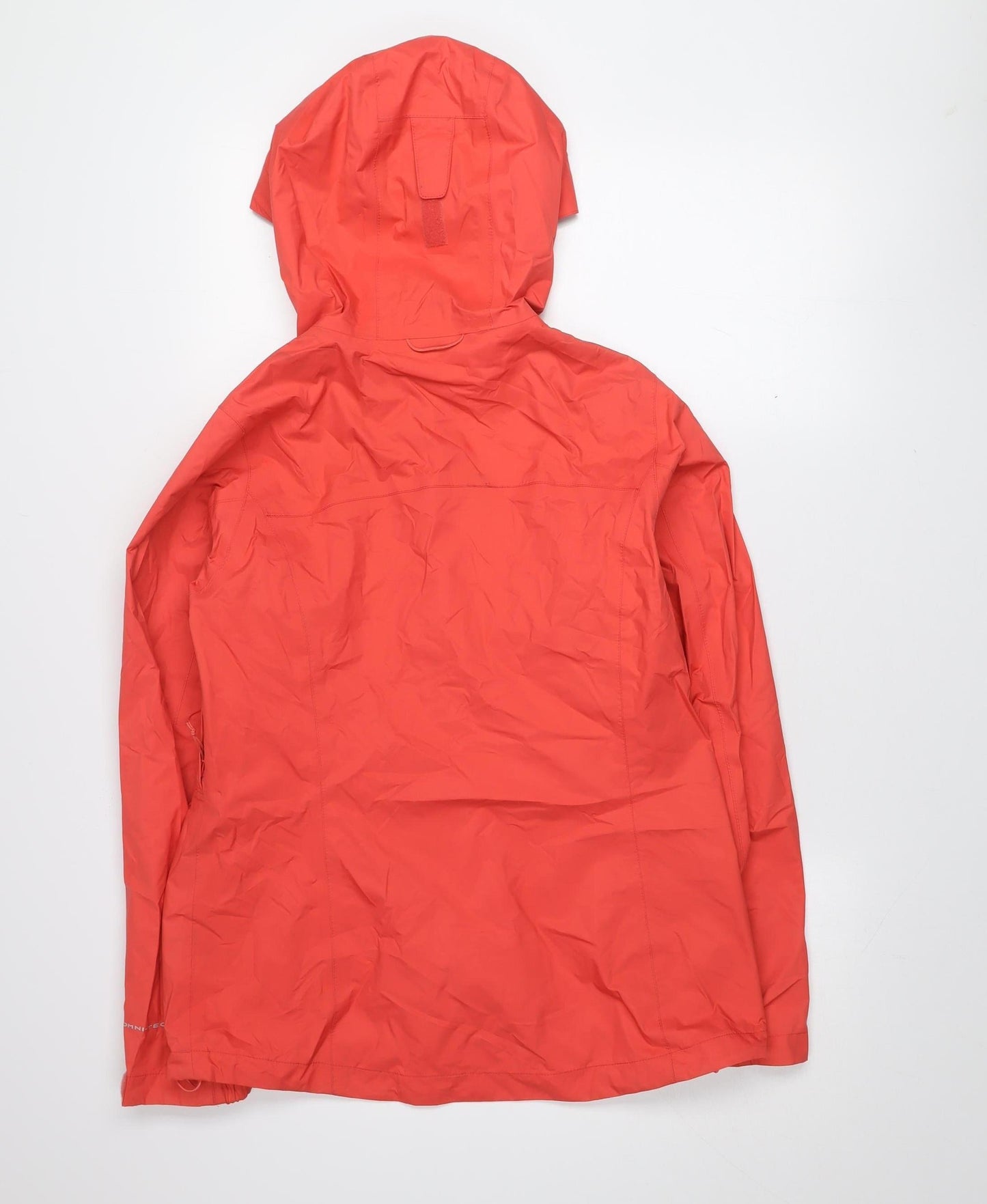 Columbia Womens Red Waterproof Hooded Rain Jacket Size S
