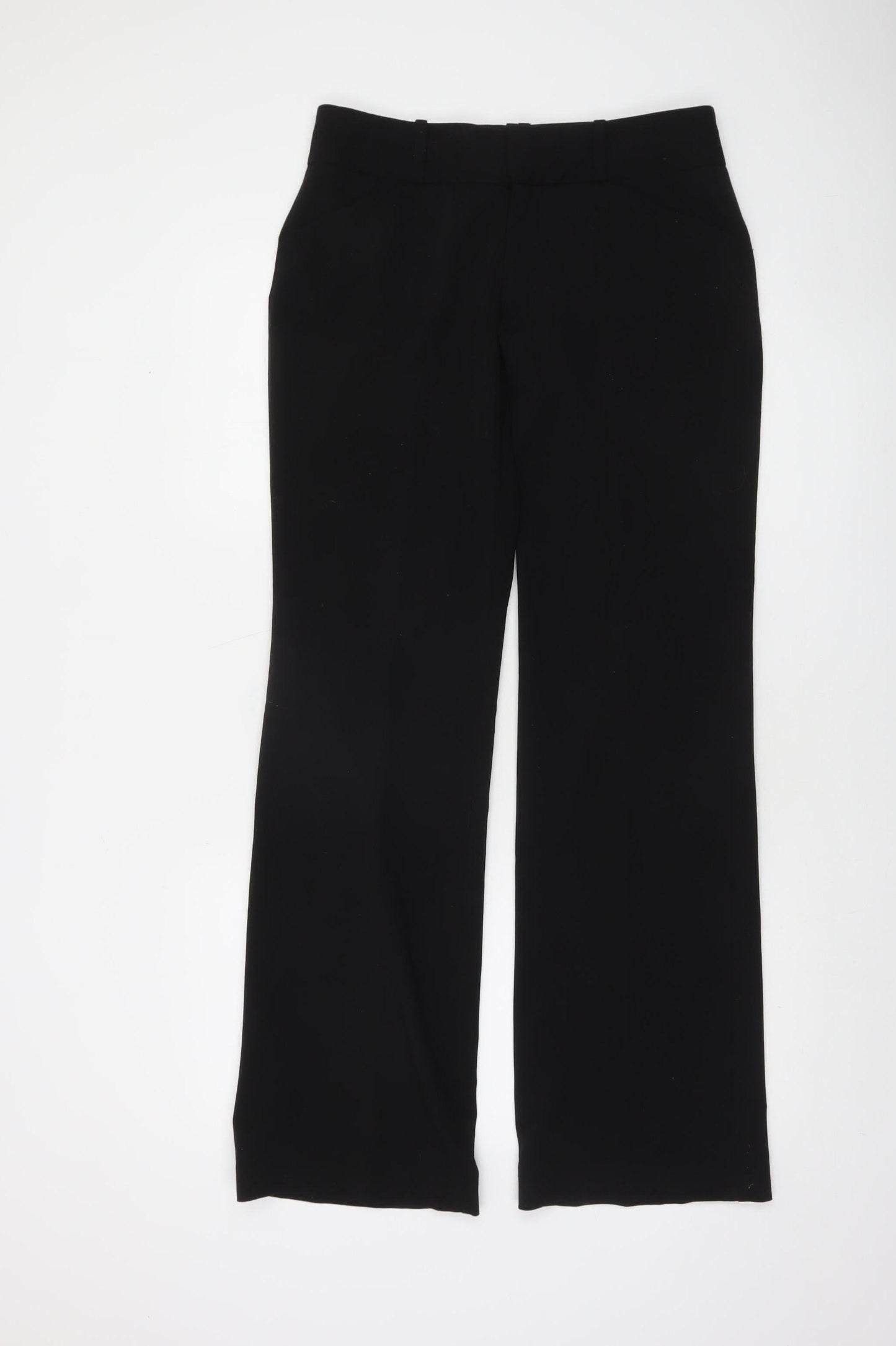 DKNY Women Black Regular Fit Dress Pants Trousers Size 4