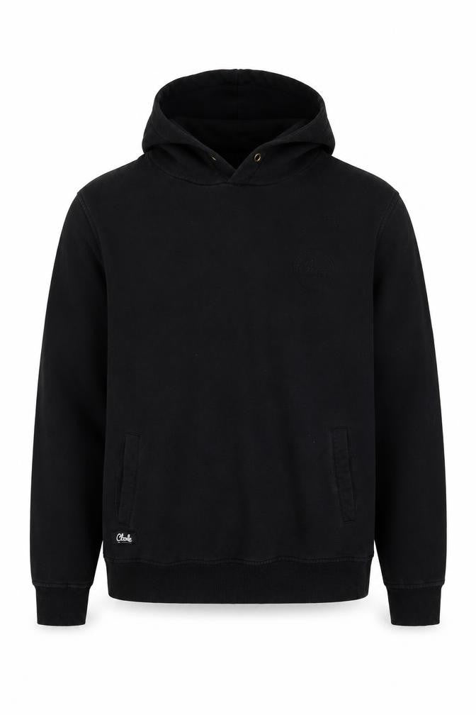 Cloak Mens Black Pullover Hoodie L Fleece Cotton Regular Fit