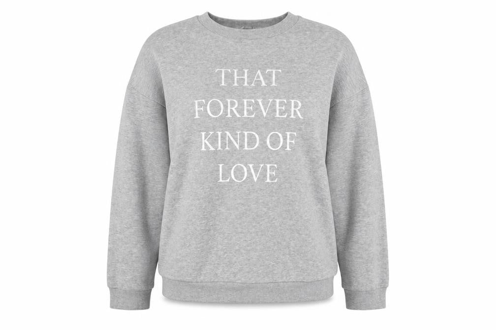 Amara Reya Women's Grey Graphic Print Sweatshirt UK 18