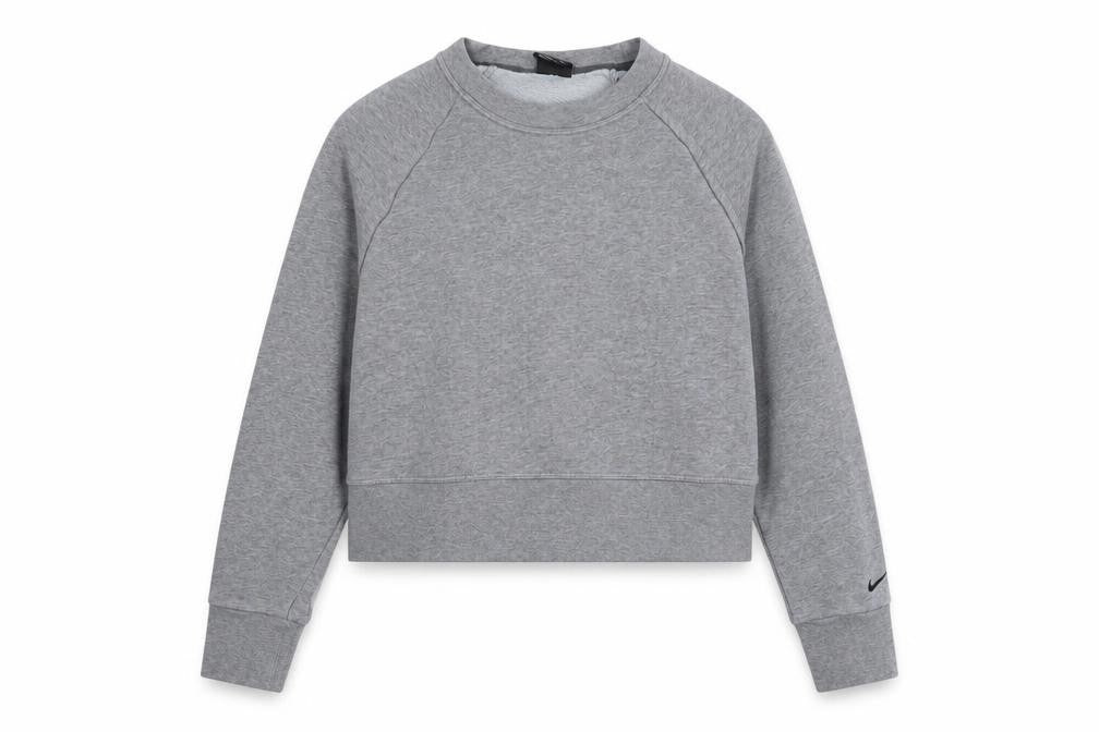 Womens UK M Athletic Nike Grey Pullover Sweatshirt