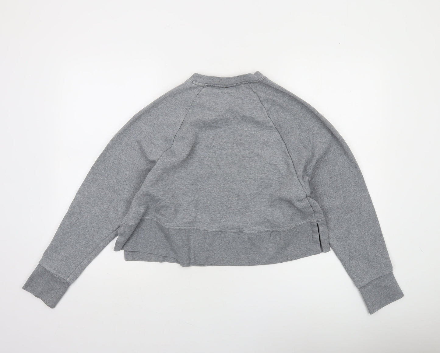 Nike Womens Grey Dri-FIT Pullover Sweatshirt Medium Athletic Fit