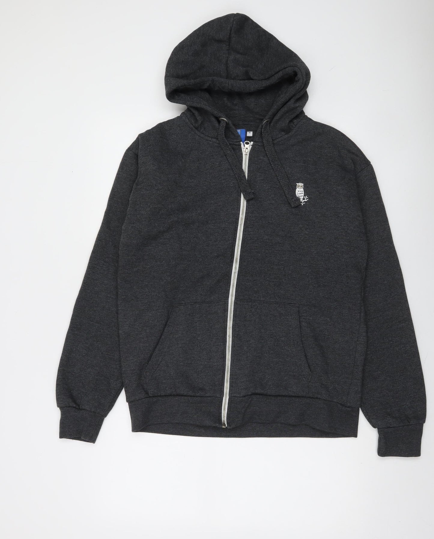 Sheffield Wednesday Mens Grey Full Zip Hoodie Size S