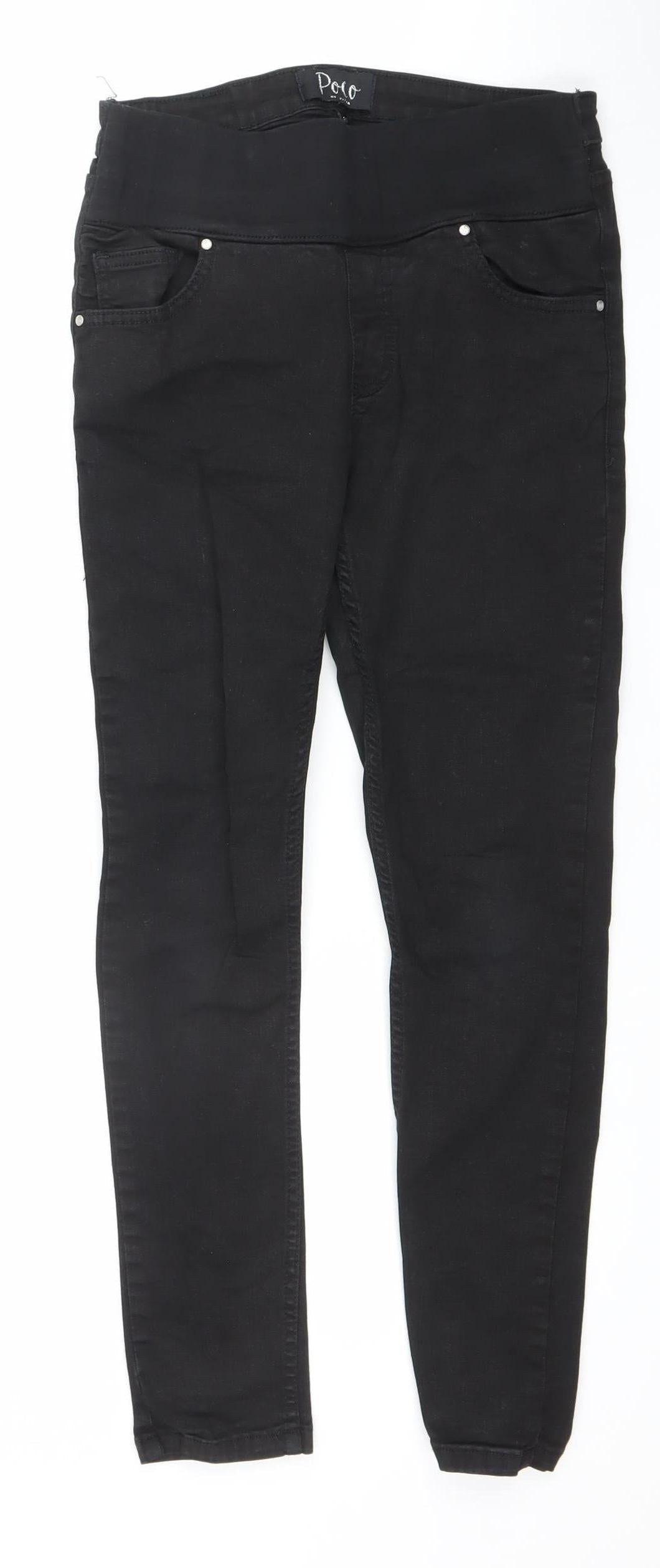 Poco By Pippa Womens Black Slim Skinny Jeans Size 8S