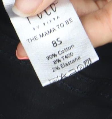 Poco By Pippa Womens Black Slim Skinny Jeans Size 8S