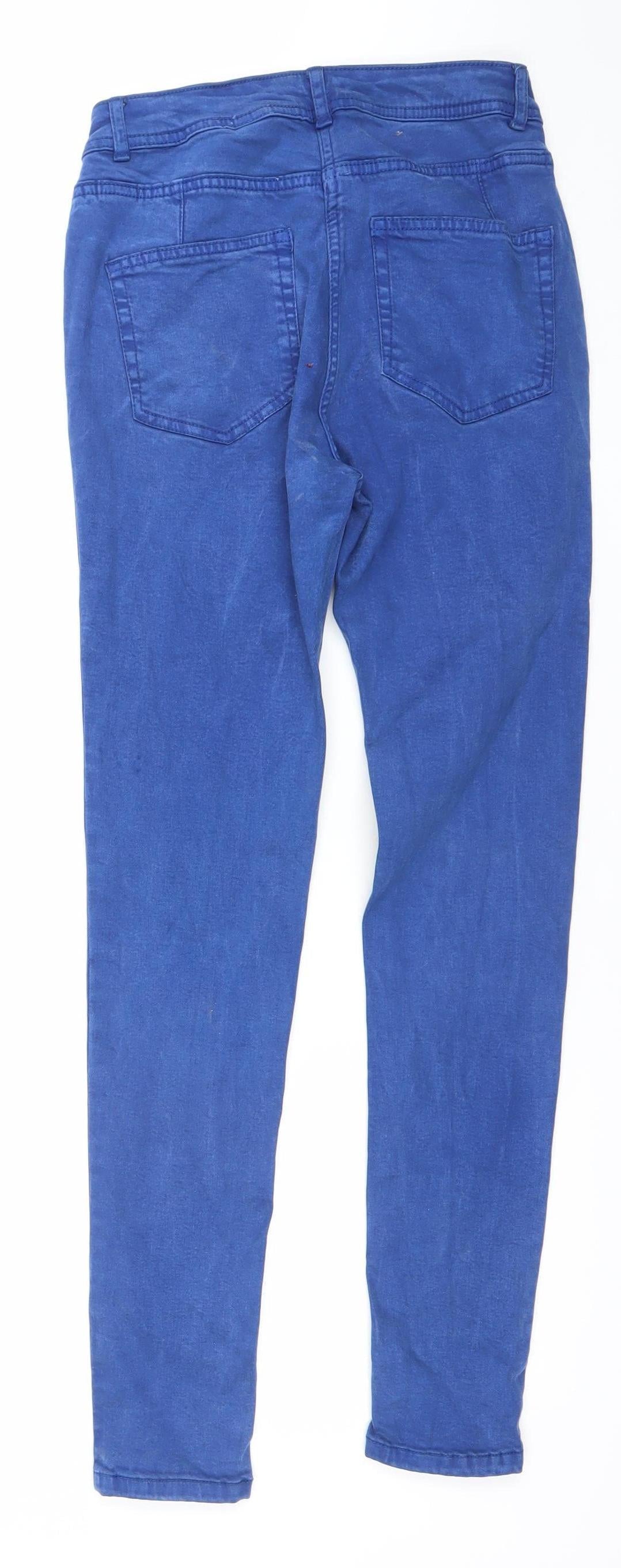 Next Women’s Blue Skinny Jeans Size 8 Regular Stretch Denim
