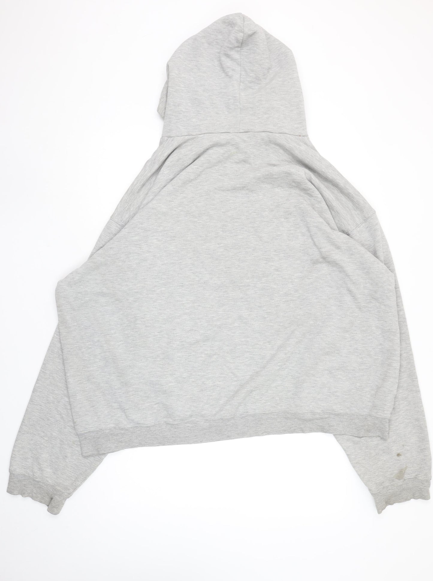 Adidas Men's Grey Pullover Hoodie Size L Sports Fleece