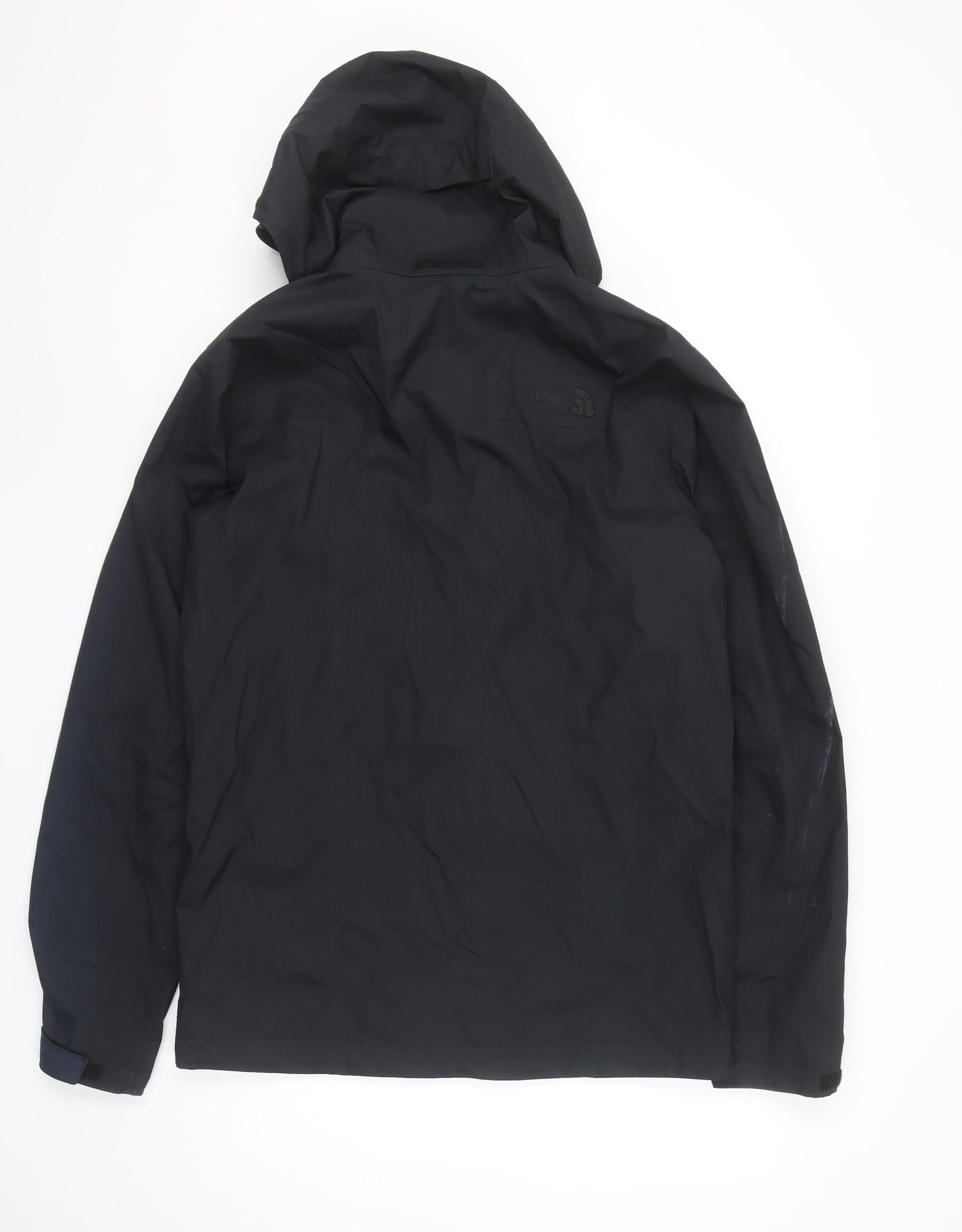 The North Face Men's Black Waterproof Hooded Rain Jacket Size S