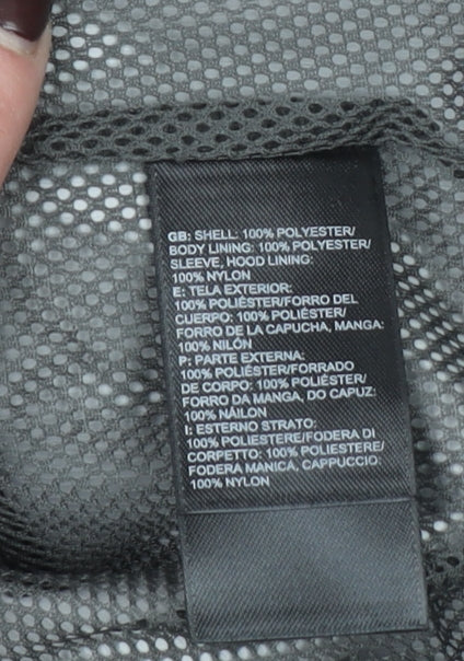 The North Face Men's Black Waterproof Hooded Rain Jacket Size S