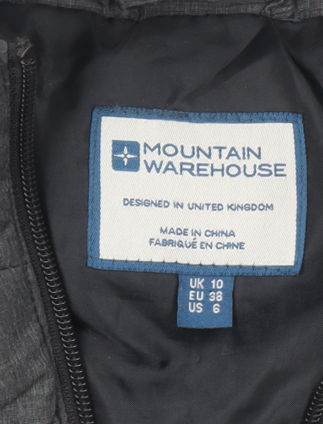 Mountain Warehouse Womens Grey Size 10 Padded Waistcoat Gilet