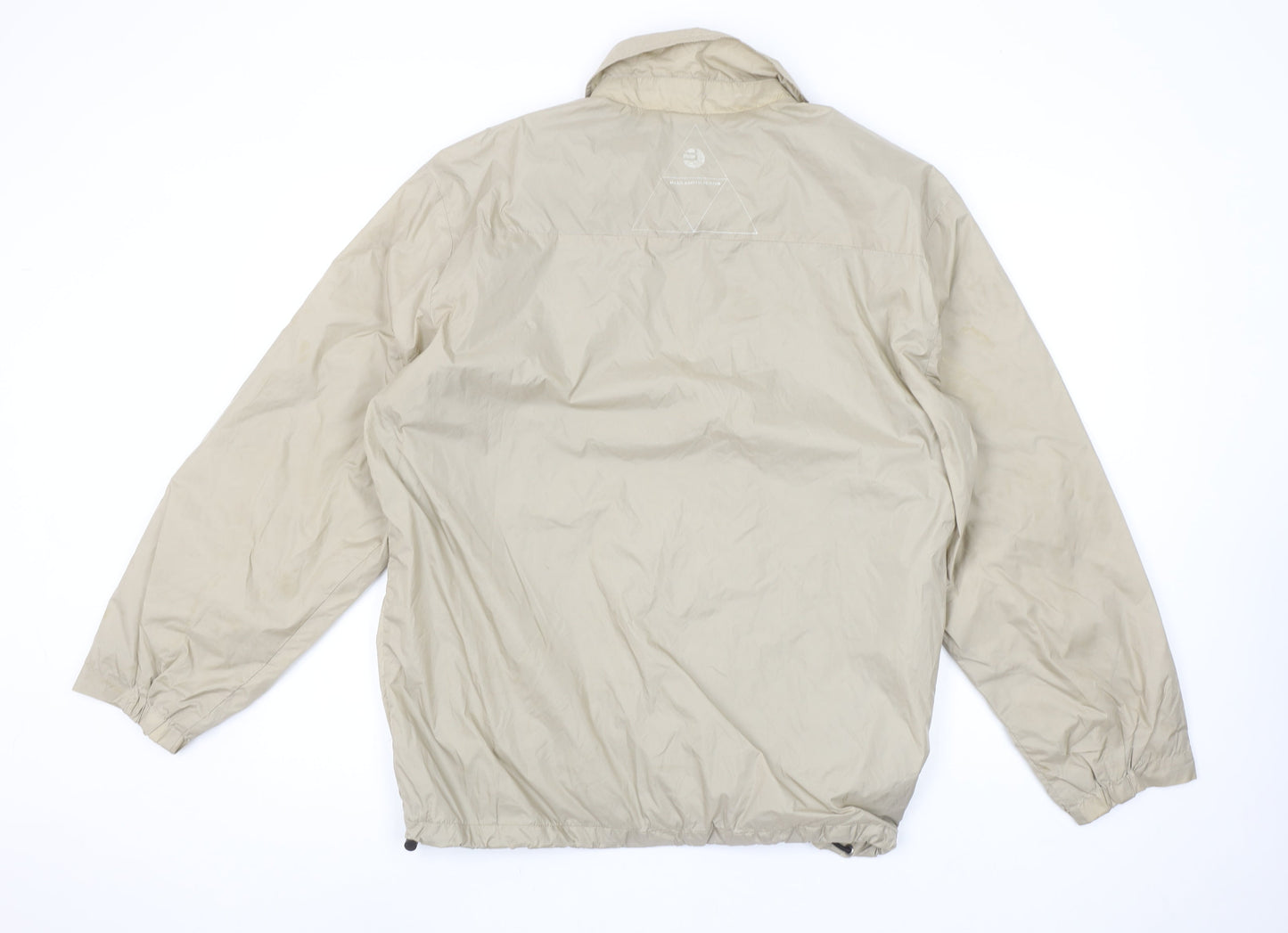 Paul Smith Jeans Men's Beige Medium Coach Jacket Polyamide Casual