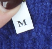 Kappa Womens Multicoloured Wool Crew Neck Retro Jumper M