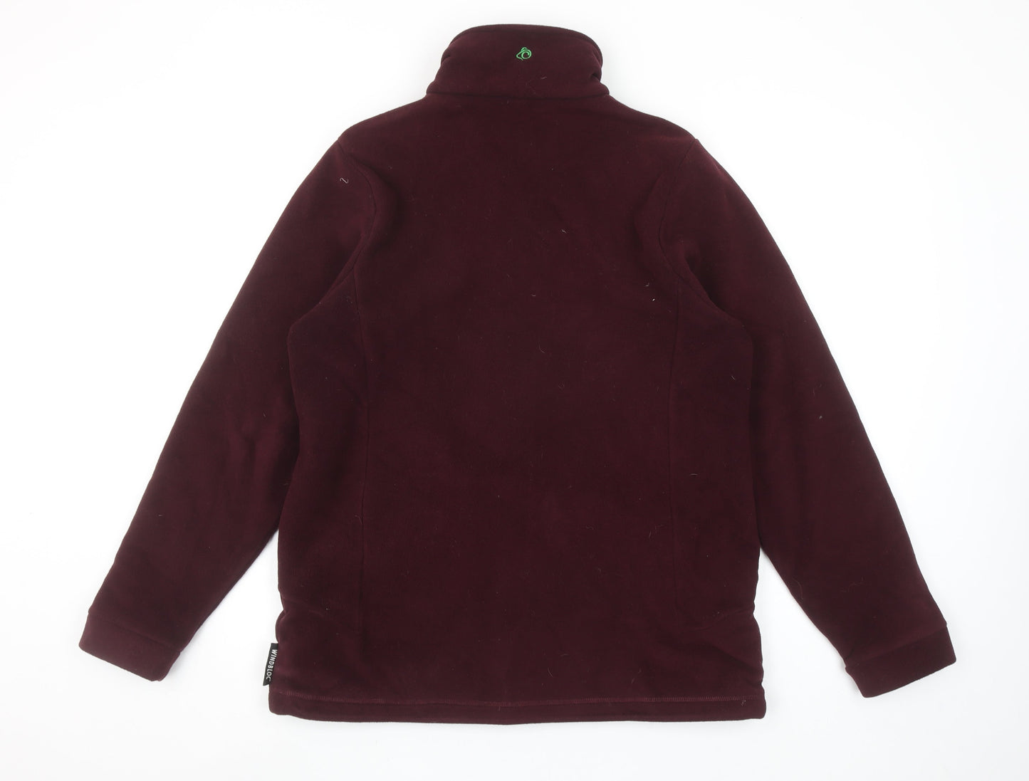 Craghoppers Women's Purple Fleece Jacket Size 12 Thermal Full Zip