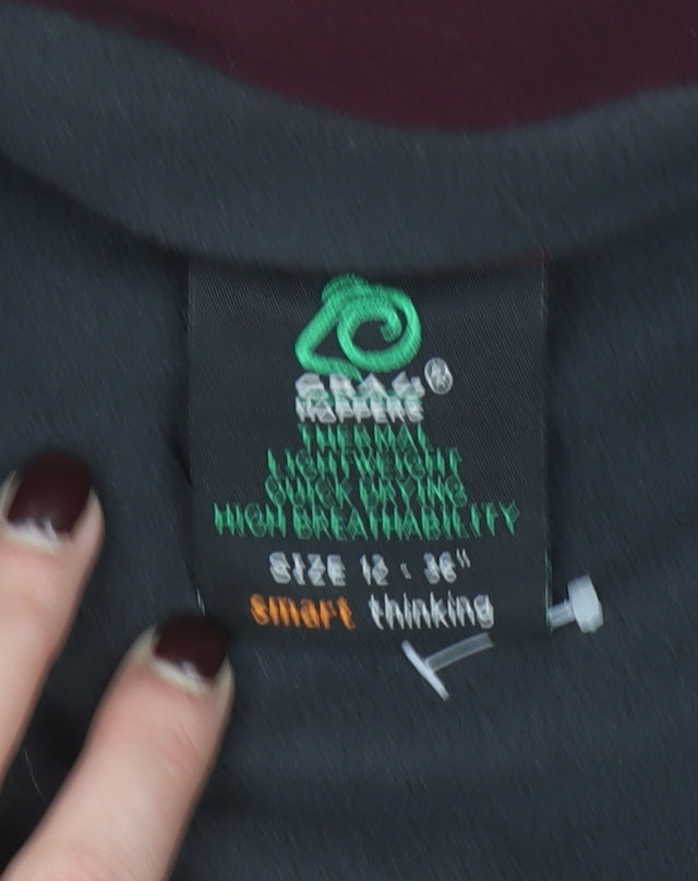 Craghoppers Women's Purple Fleece Jacket Size 12 Thermal Full Zip