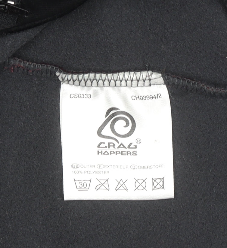 Craghoppers Women's Purple Fleece Jacket Size 12 Thermal Full Zip