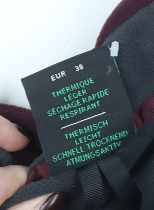 Craghoppers Women's Purple Fleece Jacket Size 12 Thermal Full Zip