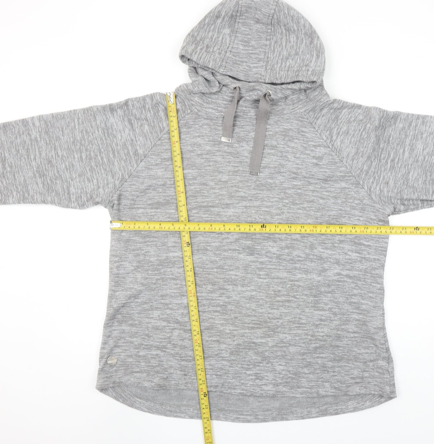 Regatta Womens Grey Hooded Pullover Hoodie Size 18 Polyester