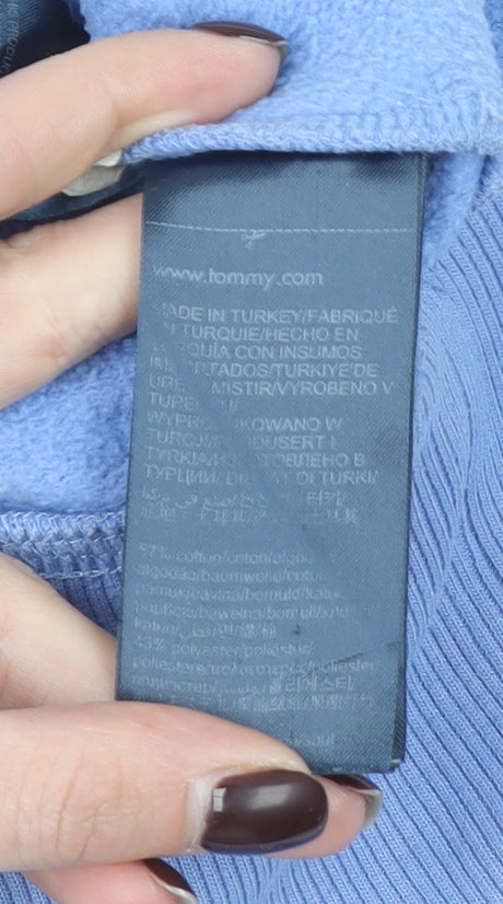 Tommy Jeans Womens Blue XS Crew Neck Pullover Sweatshirt