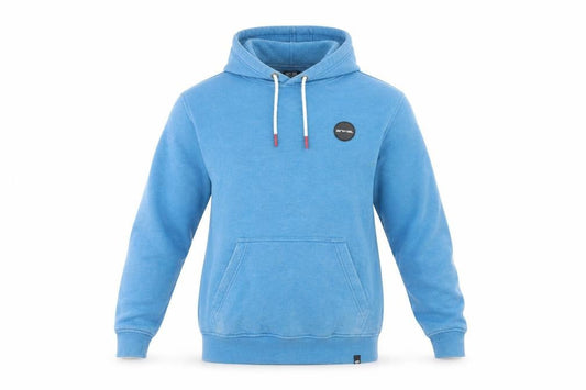 Animal Men's Blue Pullover Hoodie Size S Regular Fit Fleece Cotton Blend