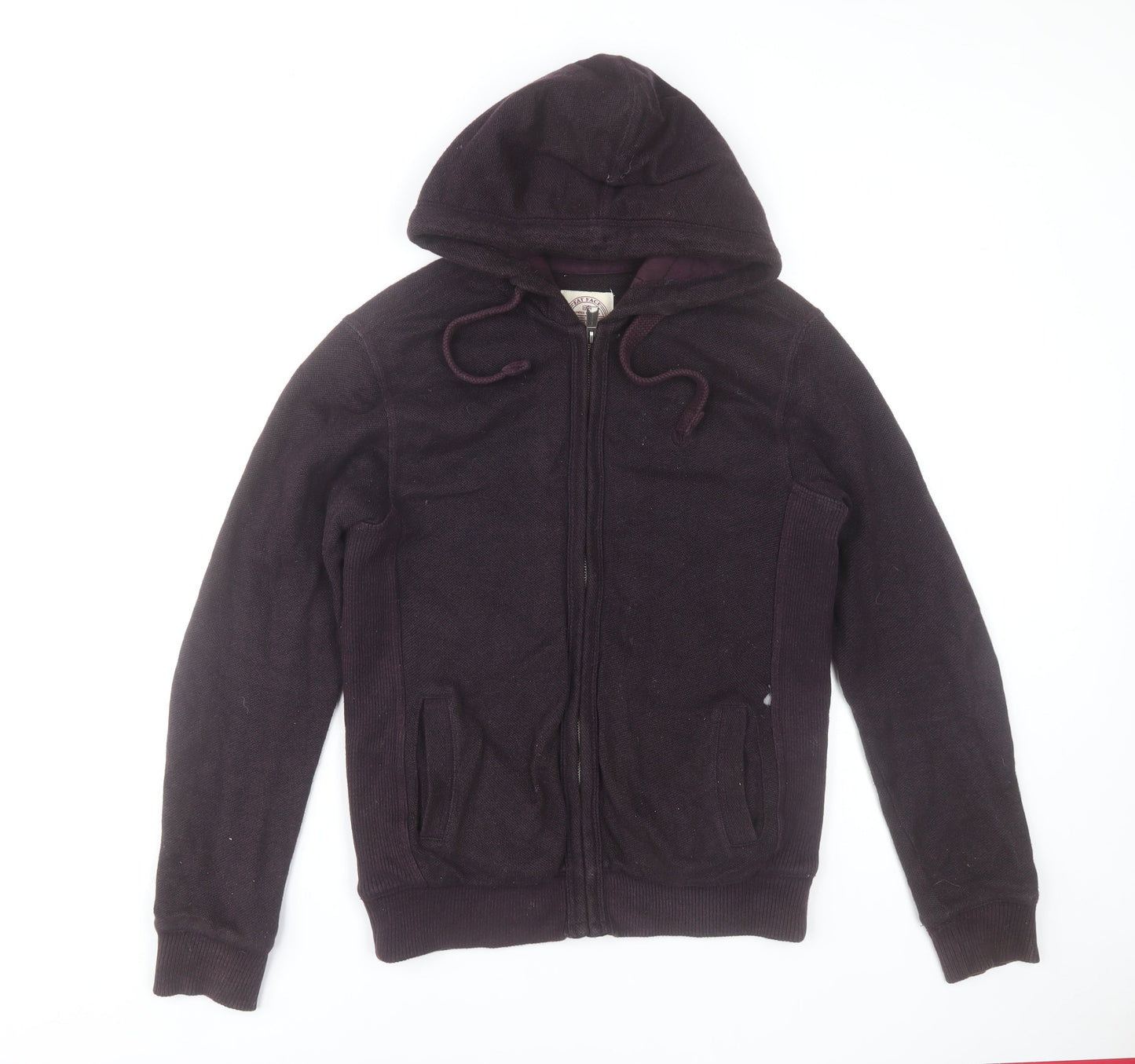 Fat Face Men's Purple Full Zip Hoodie XS Cotton Knit