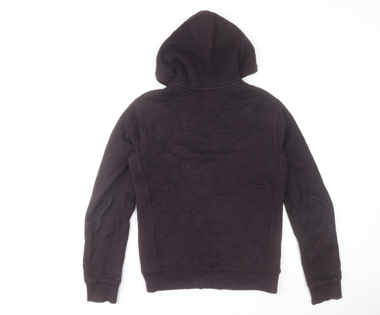 Fat Face Men's Purple Full Zip Hoodie XS Cotton Knit