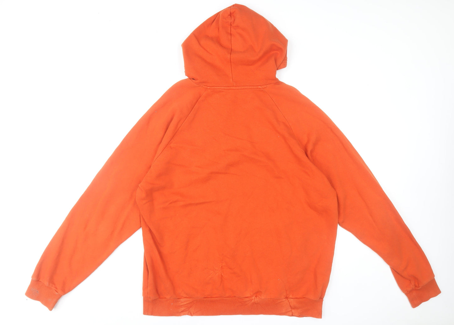 Under Armour Mens Orange XL Pullover Hoodie Fleece ColdGear