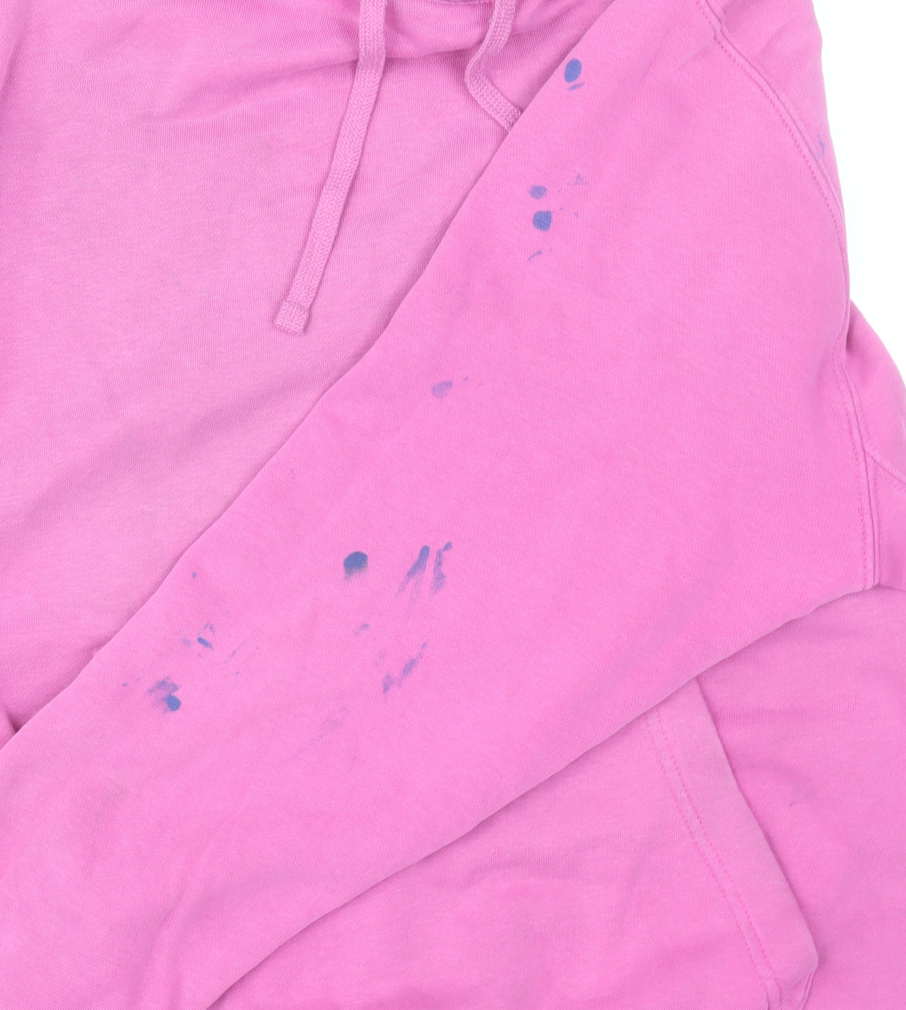 Nike Womens Pink Pullover Hoodie Medium Cotton Blend