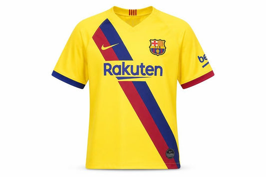 Nike Boys Yellow Barcelona Football Dri-Fit T-Shirt XL