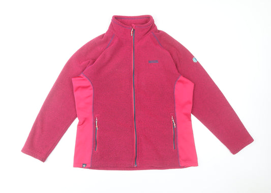 Regatta Womens Pink Fleece Full Zip Jacket Size 18 Outdoor Casual