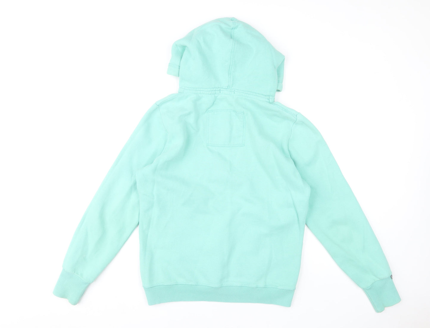 Superdry Womens Mint Green Pullover Hoodie Size L Cotton Blend