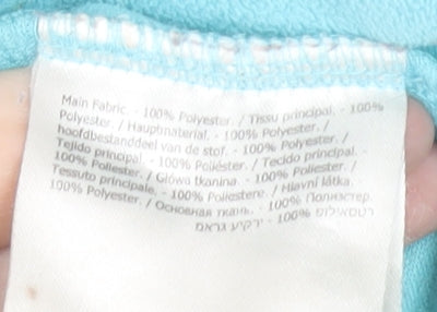 Regatta Women's Blue Fleece 1/4 Zip Pullover Sweatshirt UK 16