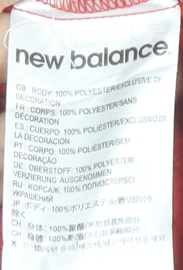 New Balance Men’s Red 1/4 Zip LFC Training Jacket Size S