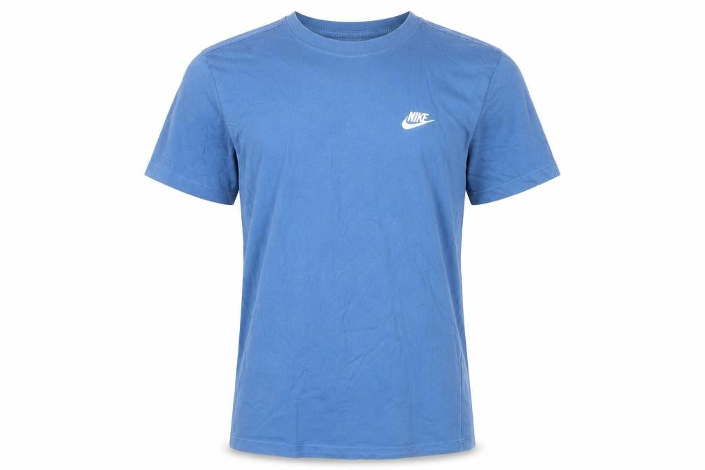 Mens UK Size S Nike Blue  Cotton T-Shirt
