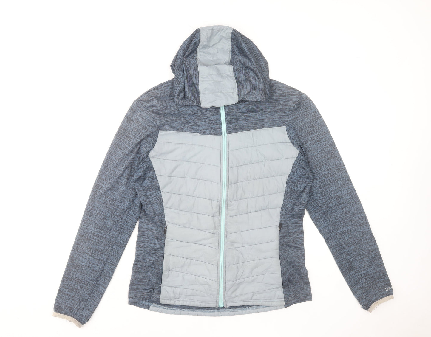 Dare 2B Women's Blue Hooded Puffer Jacket Size 10 Lightweight Outdoor