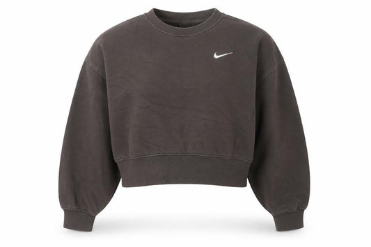 Womens UK XS Relaxed Nike Brown Pullover Sweatshirt