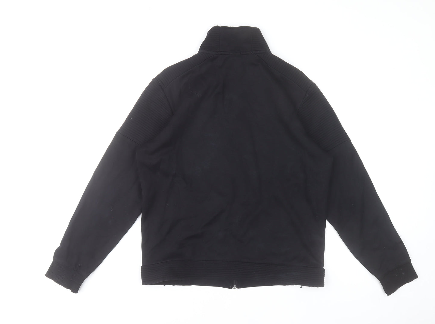 Hugo Boss Men’s Black Full Zip Sweatshirt Regular Fit M