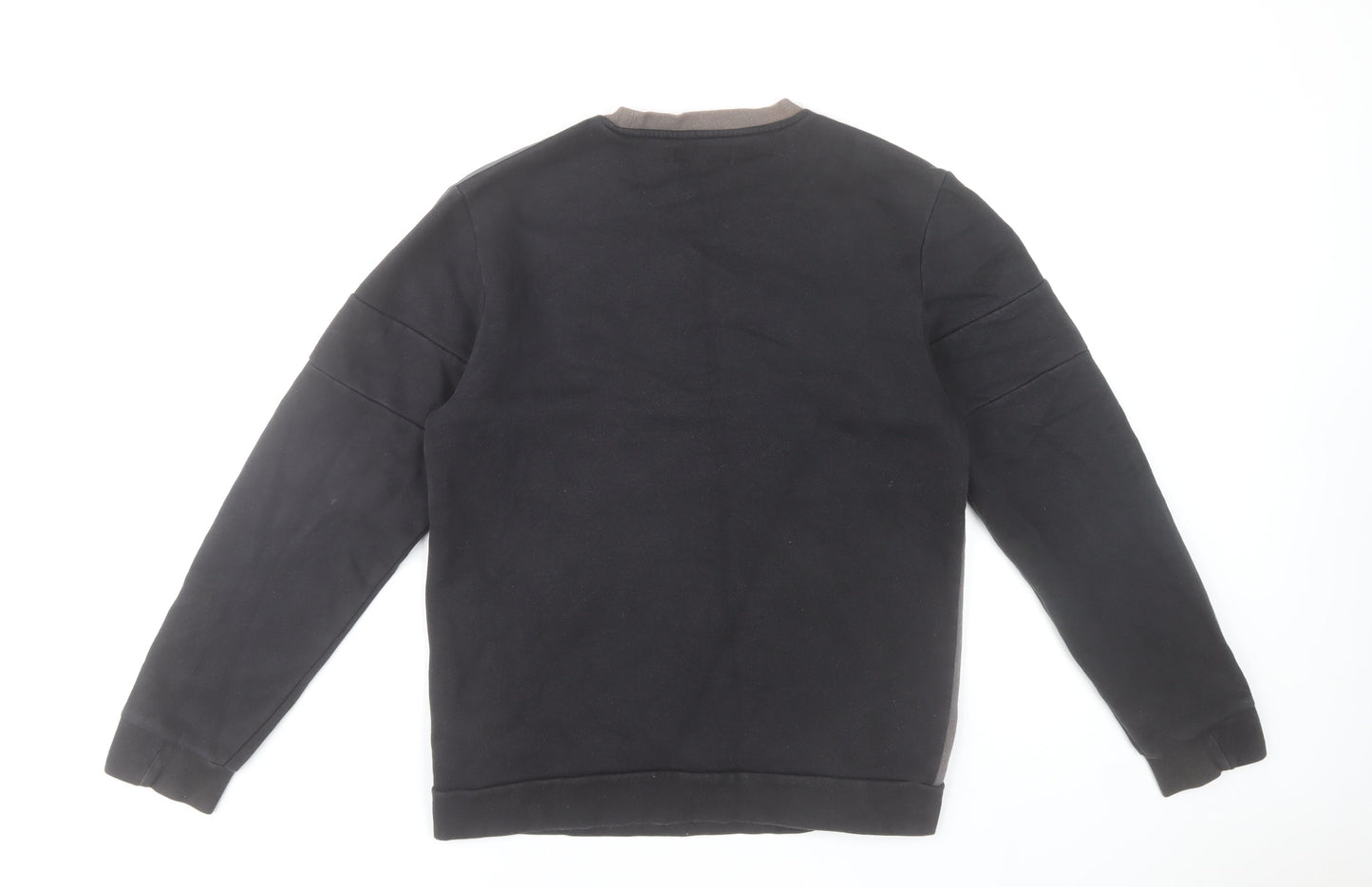 Adidas Men’s Grey Small Pullover Sweatshirt Crew Neck Sportswear