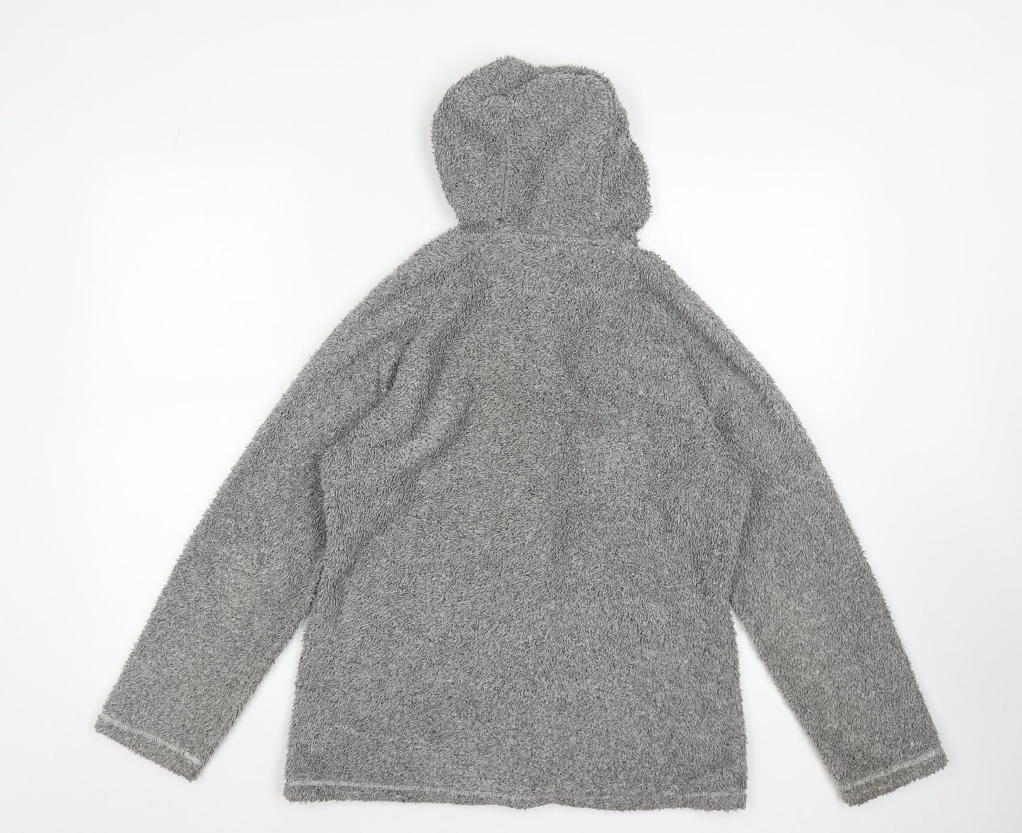 Peter Storm Women's Grey Fleece Full Zip Hooded Jacket Size 10