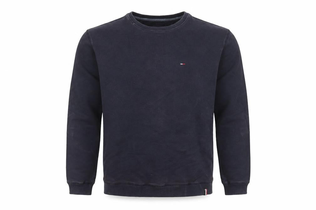 Mens UK XL Regular Tommy Hilfiger Blue Pullover Sweatshirt