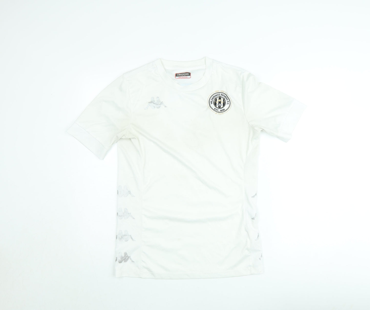 Mens UK Size M Kappa White  Polyester Blend T-Shirt