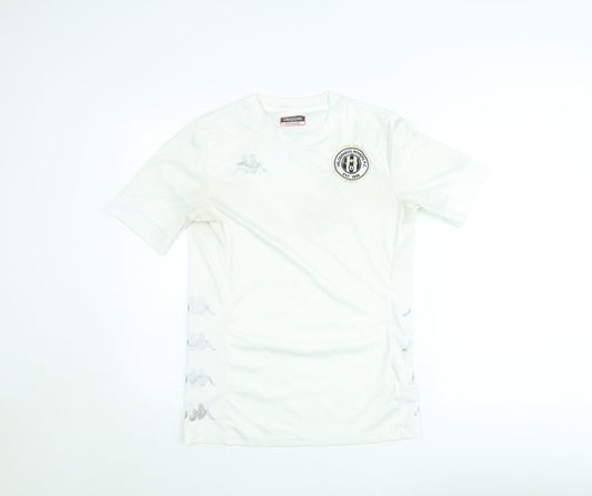 Mens UK Size M Kappa White  Polyester Blend T-Shirt