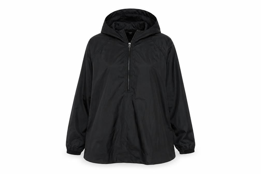 Vero Moda Women's Black XS Hooded Anorak Jacket Lightweight
