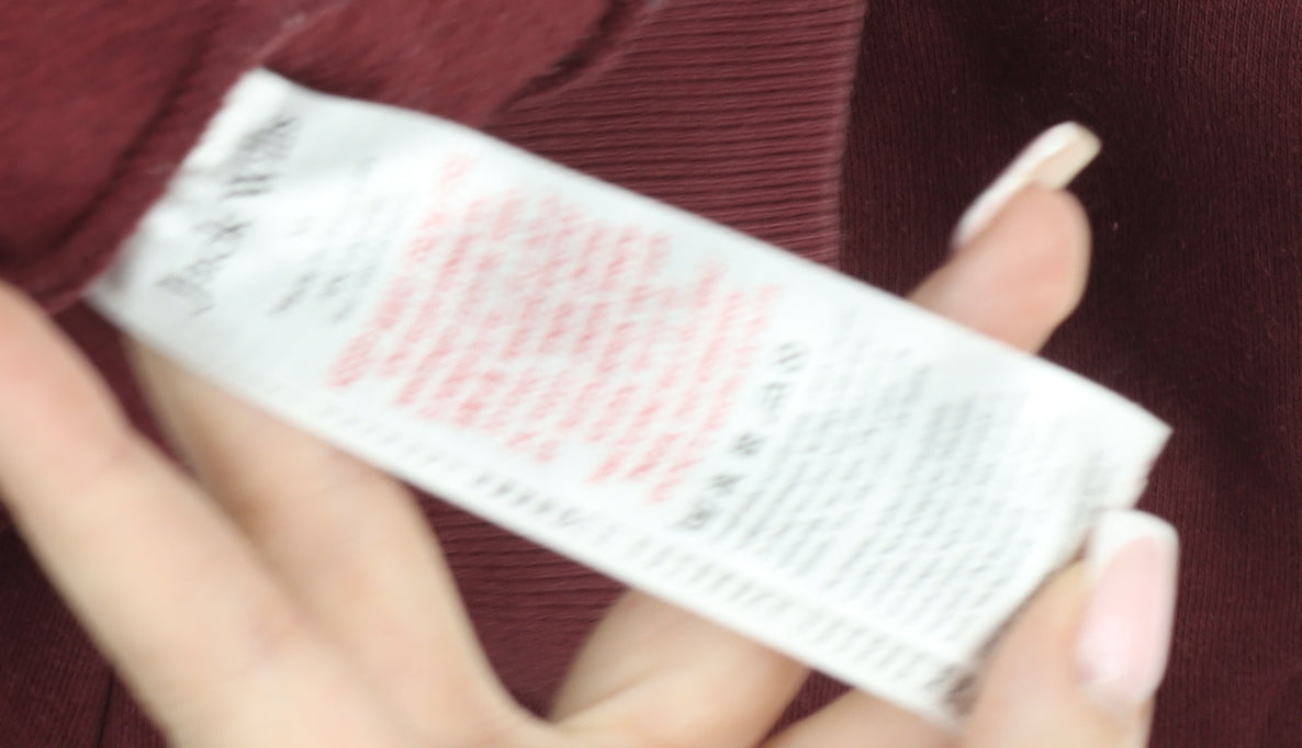 Jack Wills Men's Red Logo Crew Neck Pullover Sweatshirt Size S